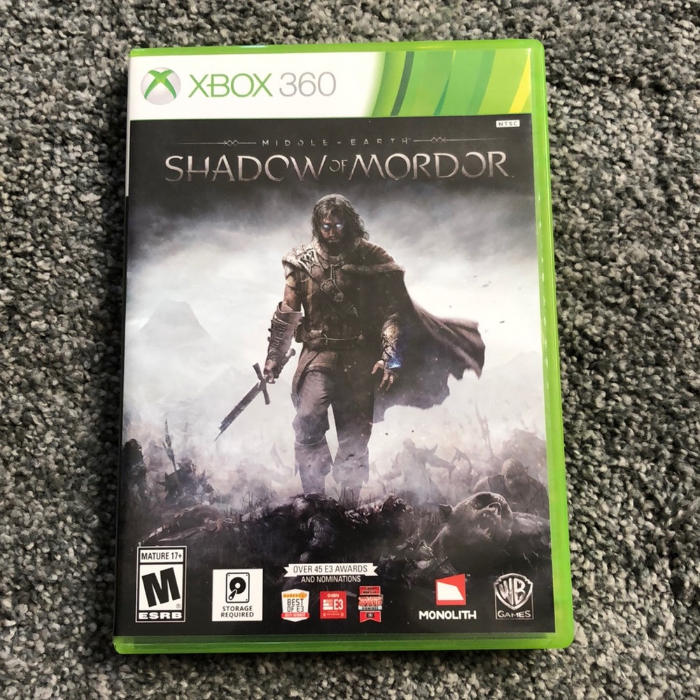 Shadow of Mordor for X Box 360